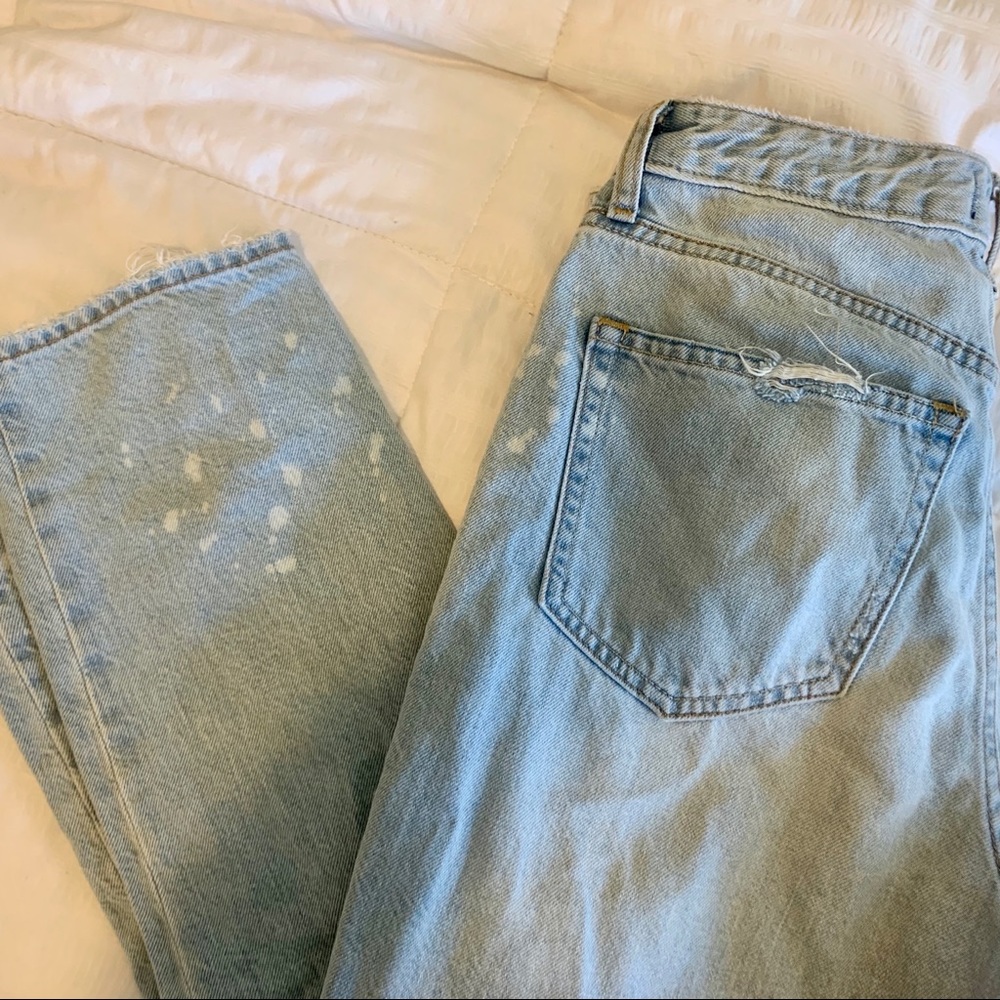 high waisted jeans